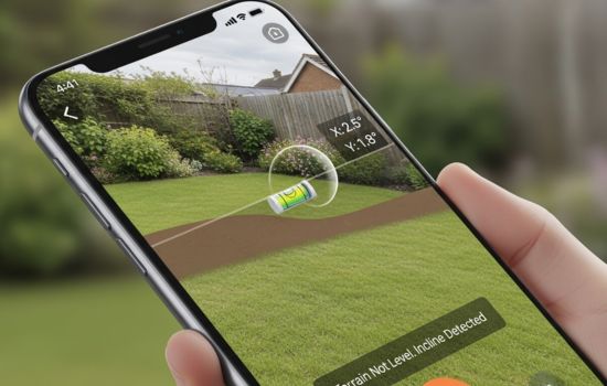 Check Terrain Level Using Your Phone Camera