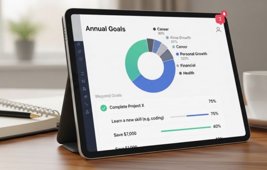 Goal Management App for Your Yearly Objectives