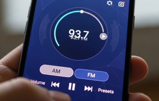 Radio Streaming App for AM and FM Stations