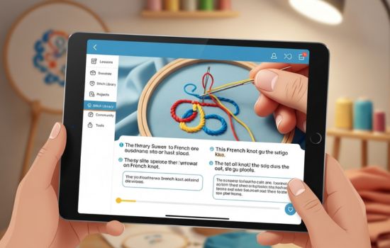 Learn Embroidery Easily with Our New App