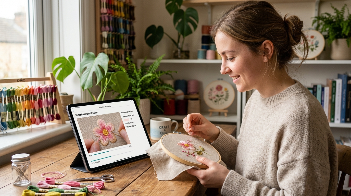 Apps for Quick and Fun Embroidery Learning